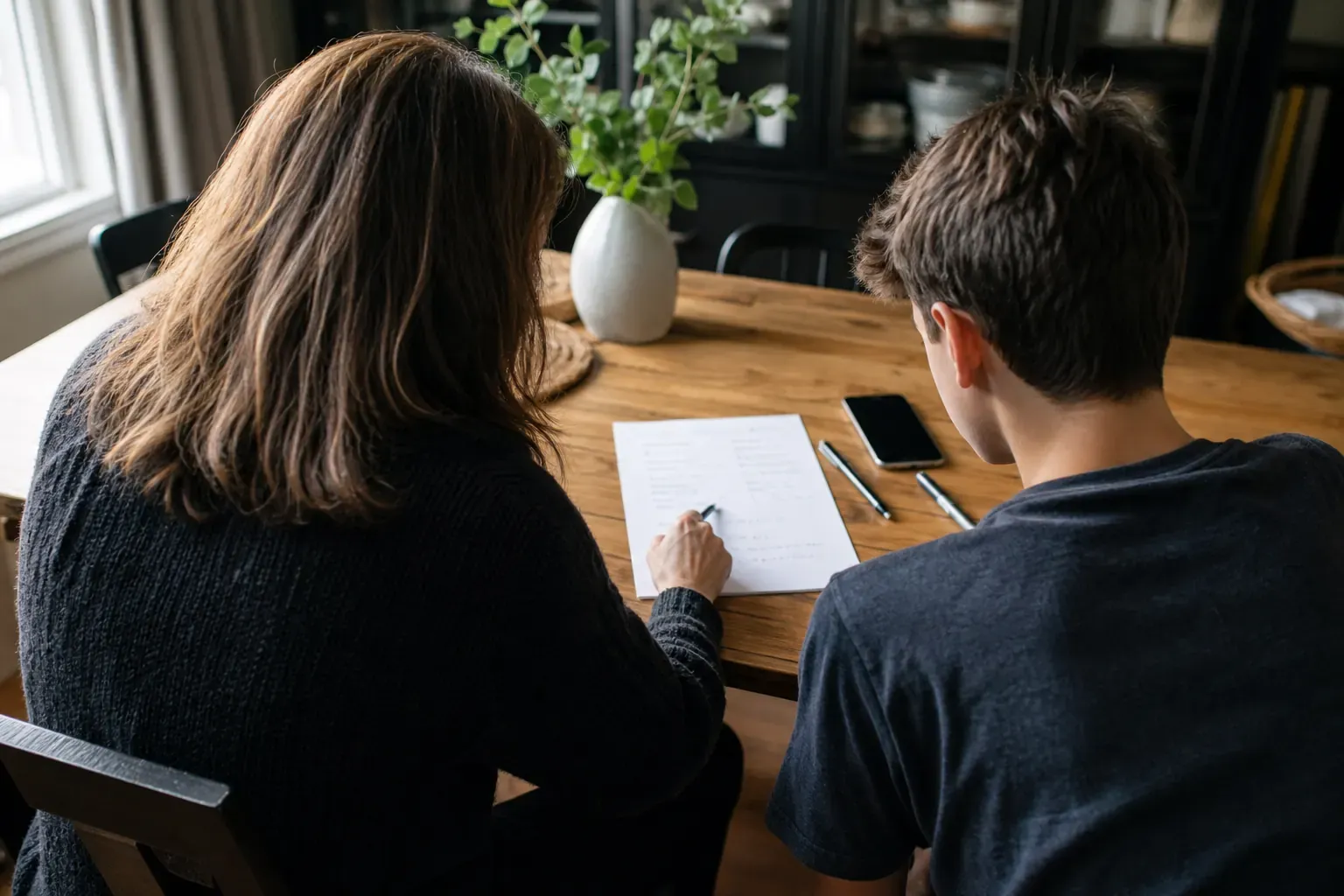 Un contrat parent-adolescent peut-il apaiser les règles à la maison ?