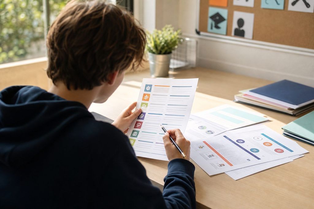 Comment utiliser la liste pour choisir sa filière professionnelle