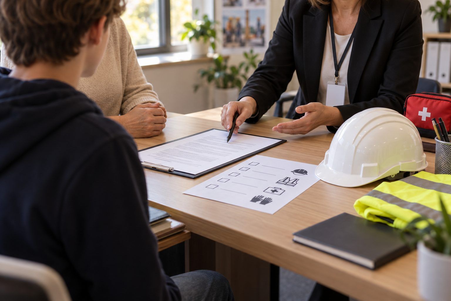 Sécurité et droits d'un mineur en stage : les questions à poser avant de signer